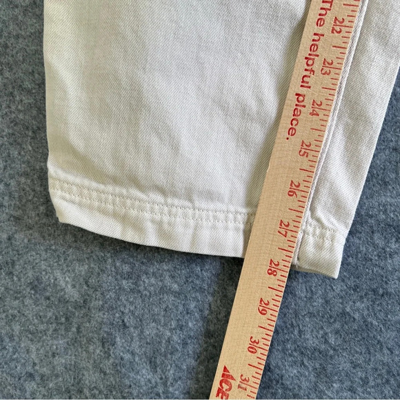 BANANA REPUBLIC Lou Ultra High Rise Cargo Pants Transition Cream Size 31 / 12 - Picture 7 of 10